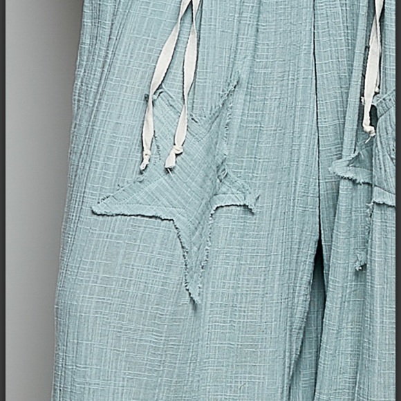 POL Women's Light Blue Star Joggers - Picture 5 of 7